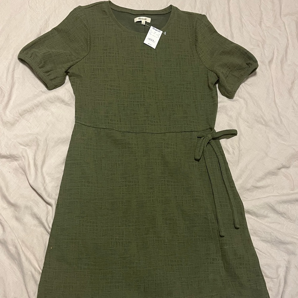 Madewell Puff-sleeve Dress
